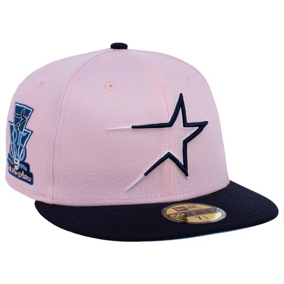 New Era Houston Astros Lids Hat Drop Rock Candy 59FIFTY Fitted Hat Size 7 1/8
